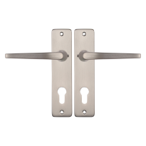 Starx Duim deurkruk op schild 180x41mm PC72 Aluminium F9