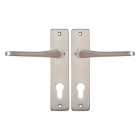 Starx Vlinder deurkruk op schild 180x41mm PC72 Aluminium F9