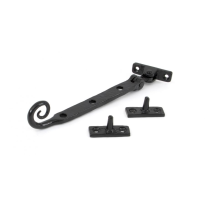 Wardlo raamuitzetter 222mm incl 2 pennen smeedijzer zwart