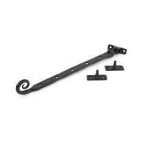 Wardlo raamuitzetter 290mm incl 2 pennen smeedijzer zwart