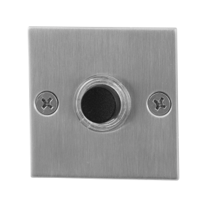 Beldrukker RVS GPF9826.08 vierkant 50x50x2 mm RVS geborsteld