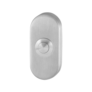 Deur bel GPF9827.04 ovaal 70x32x10 mm RVS geborsteld