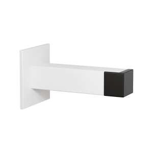 Deurstopper Wit Wand Vierkant met Rozet GPF8739.62