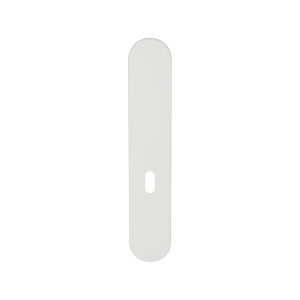 GPF1220.62L/R langschild afgerond BB56 zonder krukgat links-/ rechtsdraaiend wit