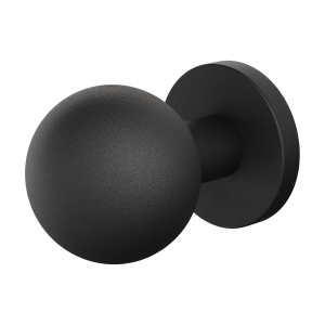 GPF9954.61-00 Zwart kogelknop 50mm met ronde rozet
