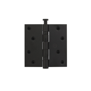 Intersteel kogellagerscharnier recht 89x89x2,5 mm DIN links/rechts zwart