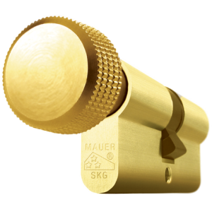 Mauer profielcilinder, New Wave 4 serie, knopcilinder, messing