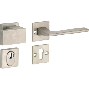 M&T knop- en krukgarnituur knop rechts PC met kerntrek SKG*** Terry, mat nikkel ongelakt
