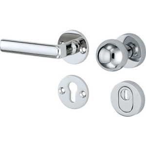 Mi Satori knop/kruk op rozet - SKG Padania glans chroom