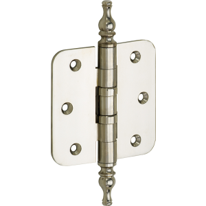 Mi Satori Kogell.scharn. ronde hoek 89x89mm vaas messing glans nikkel
