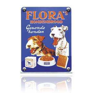 NK-15-FL emaille reclamebord 'Flora'