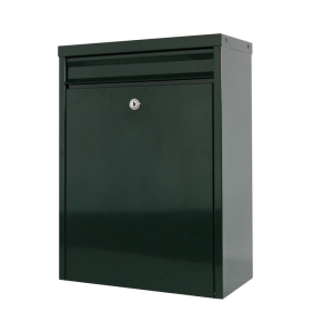 Postkast groen, 470x340x170 mm