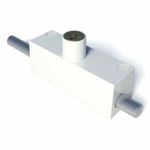 SecuMax schuifpui veiligheidsoplegslot binnendraaiend SKG* wit<br />
<br />
