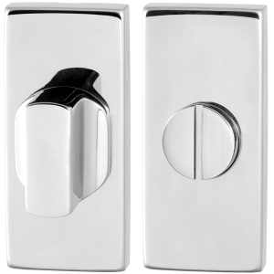 Toiletgarnituur GPF0910.41 70x32mm stift 8mm RVS gepolijst grote knop