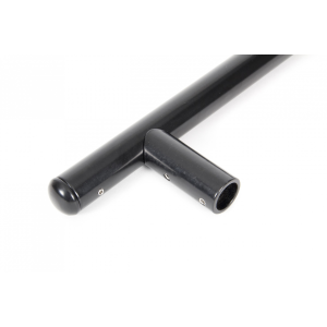 Wardlo deurgreep 816x21mm smeedijzer zwart