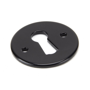 Wardlo sleutelrozet rond 45x3mm smeedijzer zwart