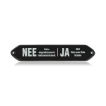 BB-03 emaille brievenbusbord