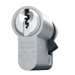 Cilinderslot Mauer, F3P serie, halve cilinder
