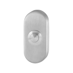 Deur bel GPF9827.04 ovaal 70x32x10 mm RVS geborsteld