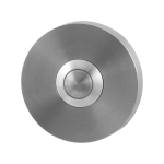 Deurbel GPF9827.09 rond 50x8 mm RVS geborsteld