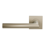 Deurkruk op rozet L-haaks model 19mm linkswijzend Champagne blend 