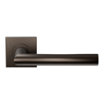 Deurkruk op rozet L-haaks model 19mm Rechtswijzend Dark blend 