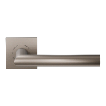 Deurkruk op rozet L-haaks model 19mm Rechtswijzend Mocca blend 