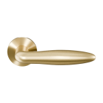 Deurkruk op rozet Sigaar model GPF135VRP4R gatdeel rechts PVD mat messing