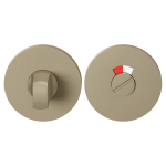 GPF0903VRA4 Champagne Blend toiletgarnituur rond 53x6mm stift 8mm met rood/wit indicator