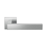 GPF1304.09.02 Tapu deurkruk op vierkante rozet RVS, 50x8mm