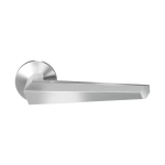 GPF3112.09.00 Rua deurkruk op ronde rozet RVS, 50x8mm