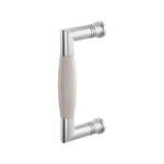 GPF4942.09 deurgreep Ika RVS geborsteld/eiken whitewash haaks