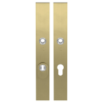 GPF9338.92P4 veiligheidsschilden met kerntrekbeveiliging PC92 PVD mat messing