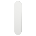 GPF9842.62 veiligheidsbuitenschild afgerond geheel blind wit