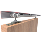 Husky Single softclose schuifdeursysteem-set met aluminium rail