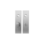 Kortschild GPF1100.15 WC55/8 grote knop RVS geborsteld