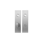 Kortschild GPF1100.15 WC63/8 grote knop RVS geborsteld