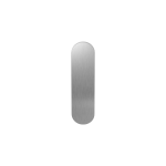 Kortschild GPF1200.10 RVS geborsteld