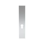 Langschild GPF1200.65L/R PC55 zonder krukgat RVS gepolijst