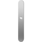 Langschild XL GPF1100.70R blind rechtsdraaiend RVS geborsteld