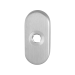 Rozet GPF1100.04L 70x32x10mm RVS geborsteld linksdraaiend