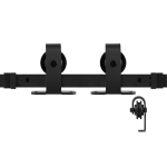 GPF0508.61 schuifdeursysteem Mutka zwart 150 cm