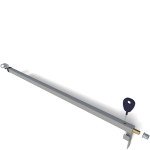 SecuBar Basic, geschikt voor overspanning 1930mm