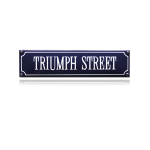 SS-88 emaille straatnaambord 'Triumph Street'
