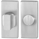 Toiletgarnituur GPF0910.01 70x32mm stift 8mm RVS geborsteld grote knop