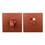 Toiletgarnituur GPF199E 53x53x6,5 mm stift 8mm Terra 