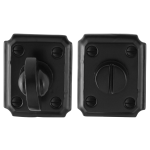 Toiletgarnituur GPF6910.02 59x48x6mm stift 8mm smeedijzer zwart