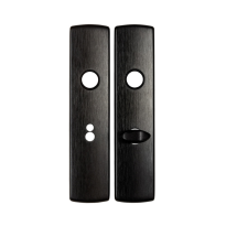 AXA 6210 All Black binnendeurschilden, WC63
