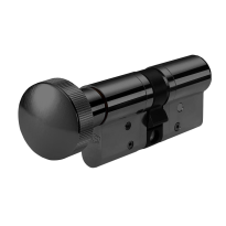 BKS janus 4606 knopcilinder, antraciet