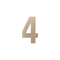 Champagne blend huisnummer 4 L, 200 mm